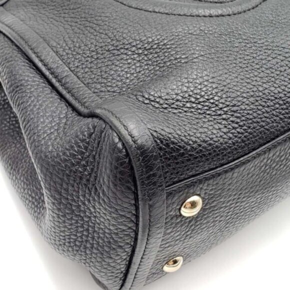 GUCCI Soho Black Leather Shoulder Bag lux583-100225 - Picture 8 of 16